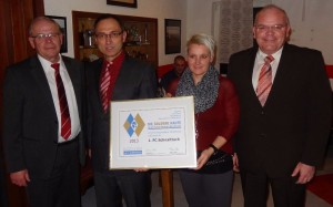 1. FCS erhält die „Goldene Raute“ des BFV