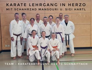 Teilnahme an Karatelehrgang in Herzogenaurach
