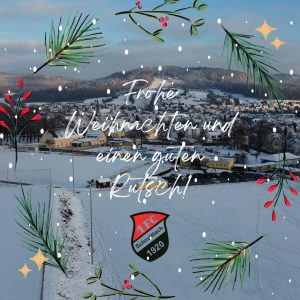 Frohe Weihnachten und einen guten Rutsch!