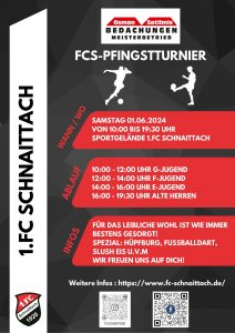 Einladung FCS-Pfingstturnier