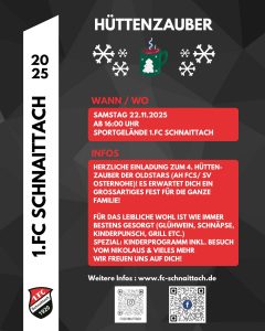 Einladung zum Hüttenzauber 2025