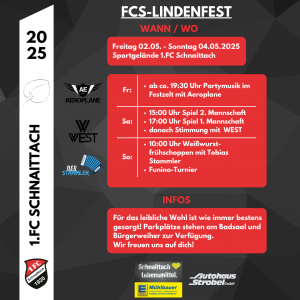 Programm FCS-Lindenfest 2025